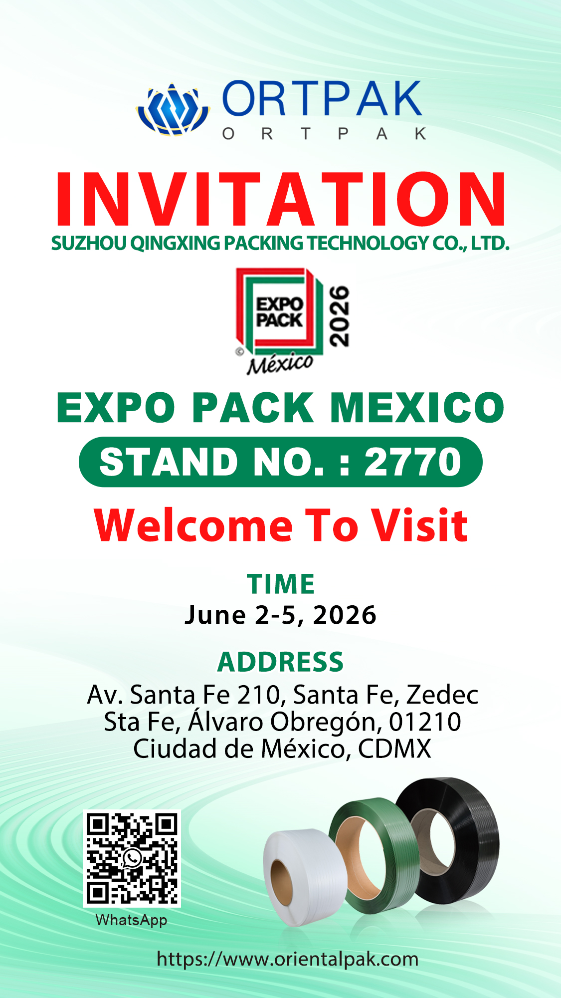 EXPO PACK MEXICO INVITATION EXPO PACK МЕКСИКА ПРИГЛАШЕНИЕ